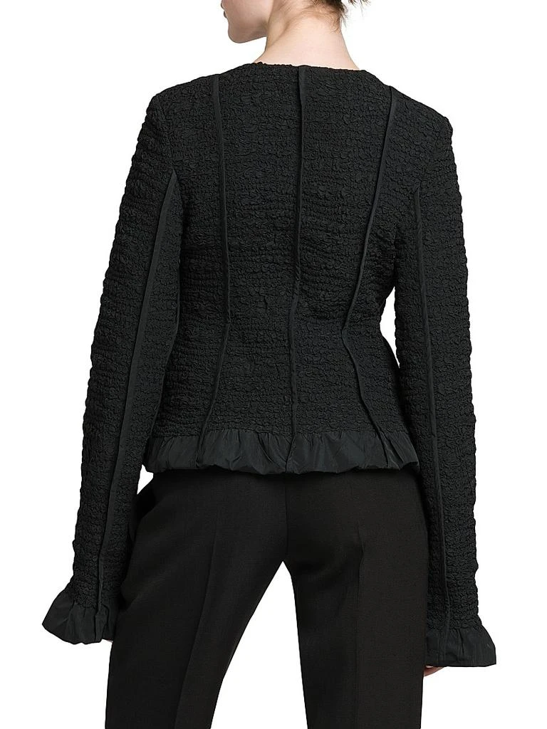 Jil Sander Smocked Fitted Frill Jacket 5