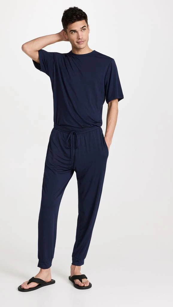 Eberjey Henry Modal Short Sleeve 
Pant PJ Set