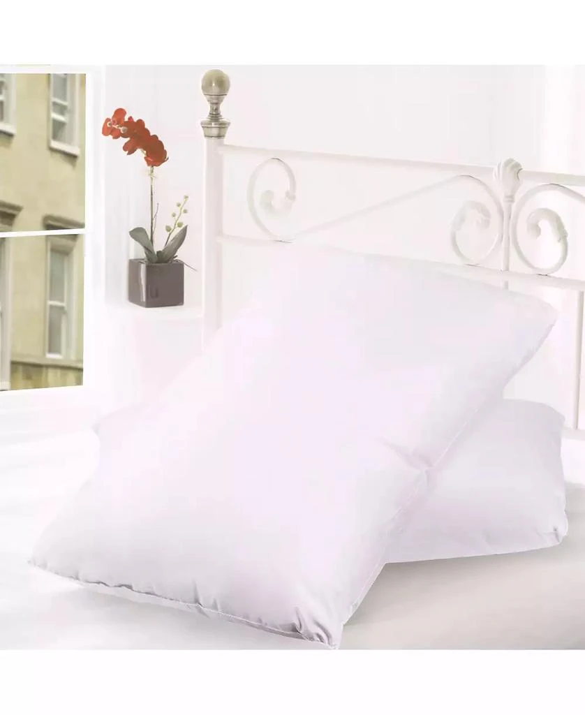 Sweet Home Collection Down and Feather Blend 100% Cotton Cover Premium 2-Pack Pillows, King 2