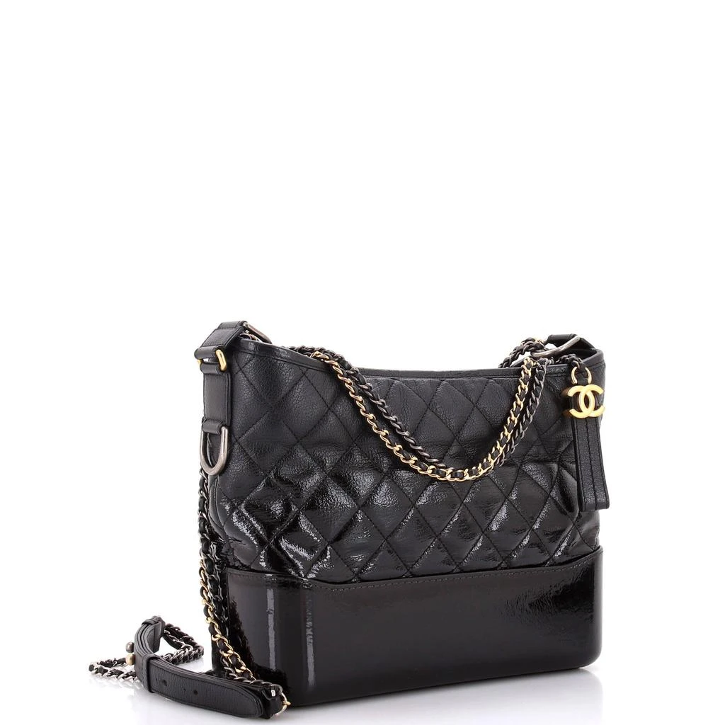 Chanel Gabrielle Hobo Quilted Goatskin and Patent Medium 2