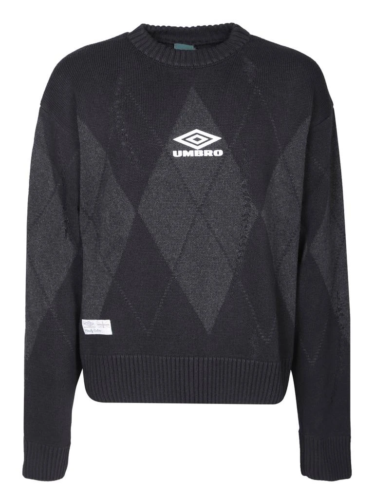 Umbro Umbro Argyle Knitted Jumper 1