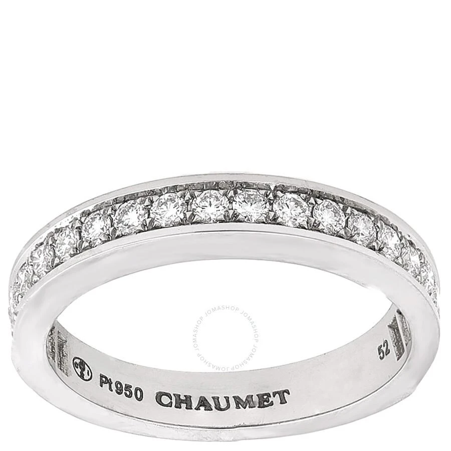 Chaumet Platinum Diamond Pave Josephine Aube Printaniere Wedding Band 3