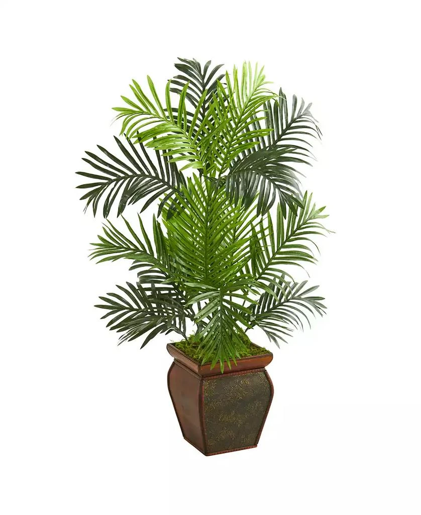 NEARLY NATURAL 3' Paradise Palm Artificial Tree in Decorative Planter 1