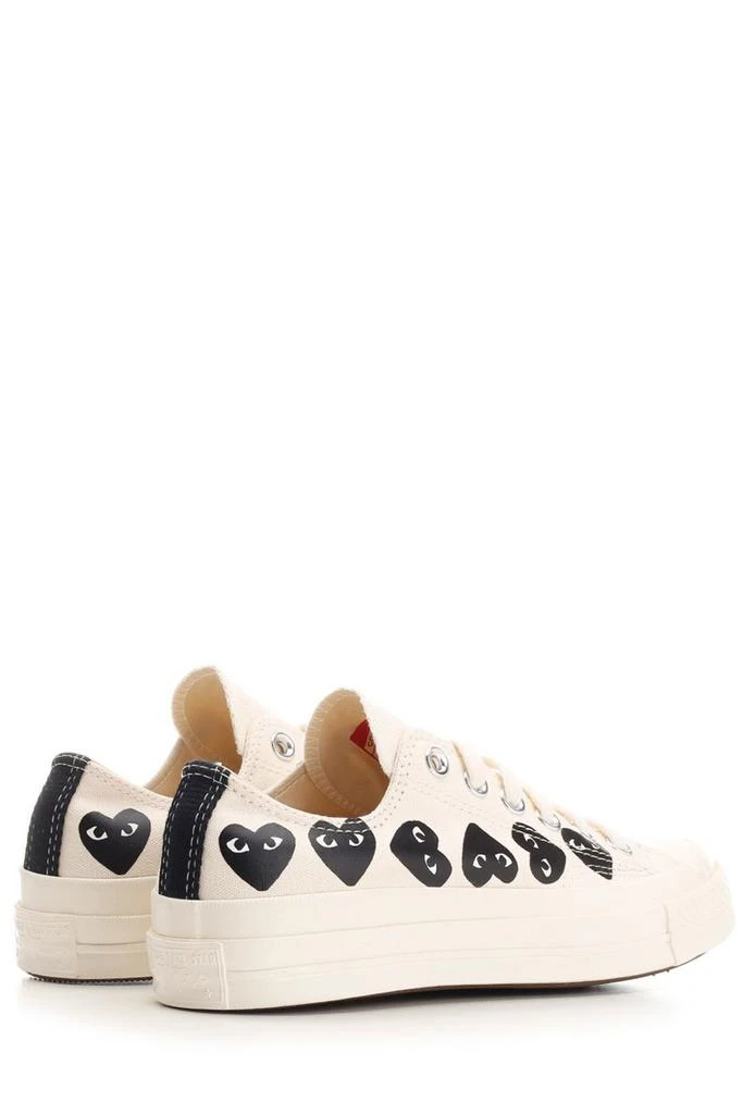 Comme des Garcons Comme des Garçons Play X Converse Chuck 70 Heart Printed Lace-Up Sneakers 3