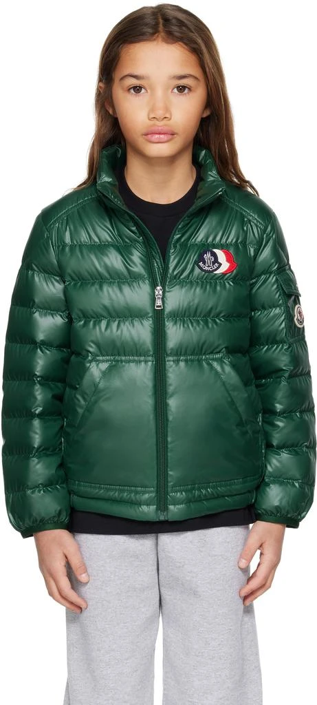 Moncler Big Kids Green Bengi Down Jacket
