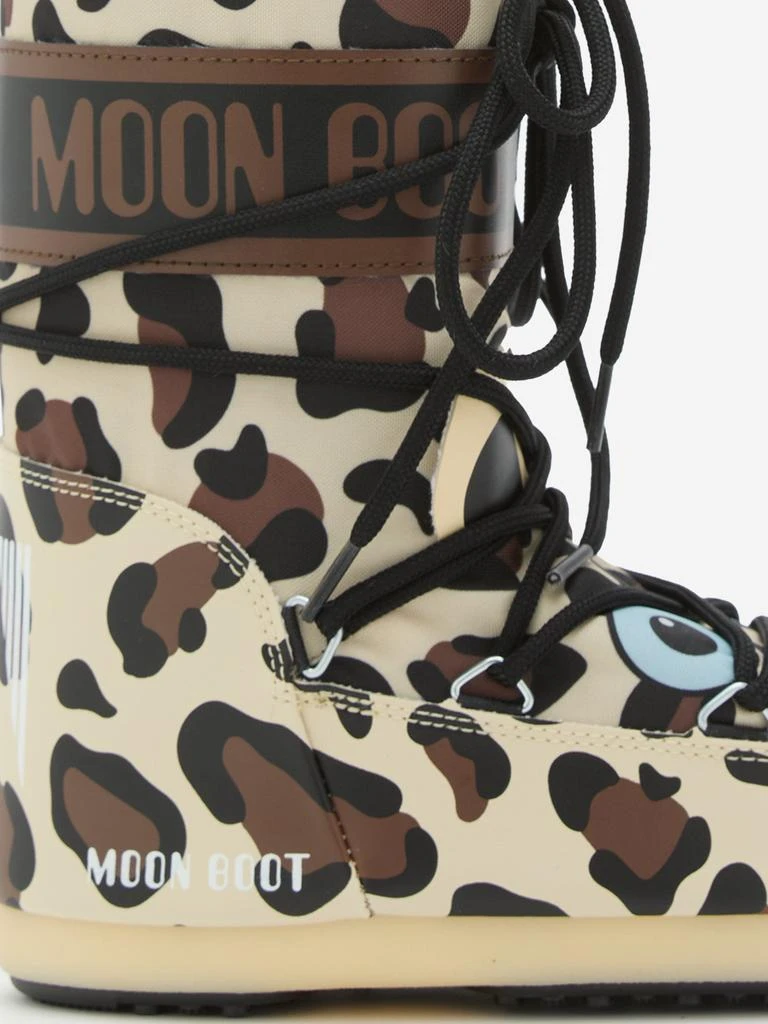Moon Boot Moon Boot Kids Icon Leopard Boots in Brown 5