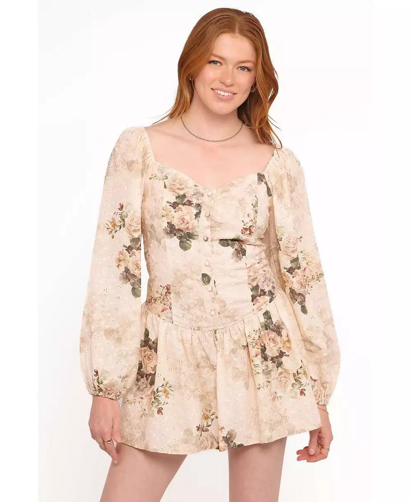 Petal and Pup Women's Greta Long Sleeve Romper