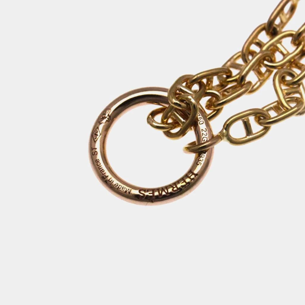 Hermes Hermes Chaine D
ancre Farandole 18K Rose Gold Charm Bracelet 3