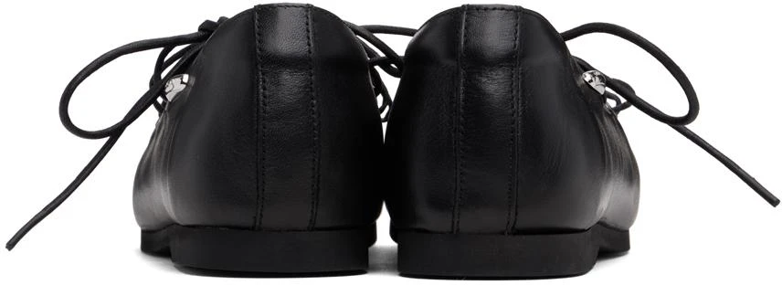 Our Legacy Black Laced Slip In Ballerina Flats 2
