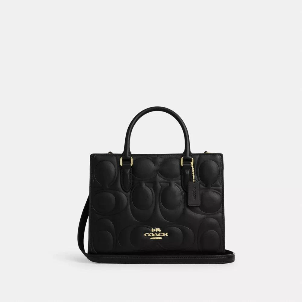 Coach Maggie Small Tote Bag In Signature Leather