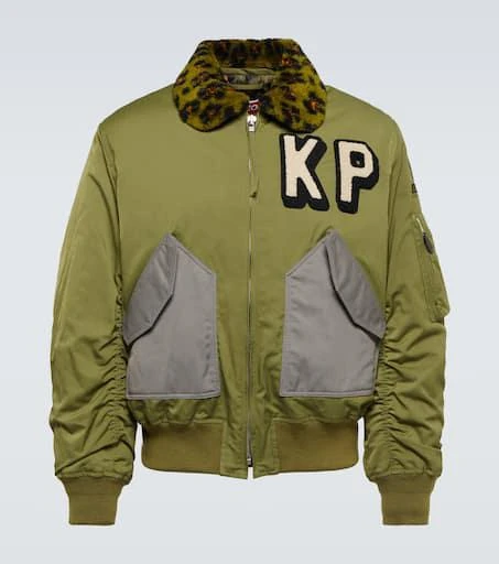 Kenzo Logo bomber jacket 1