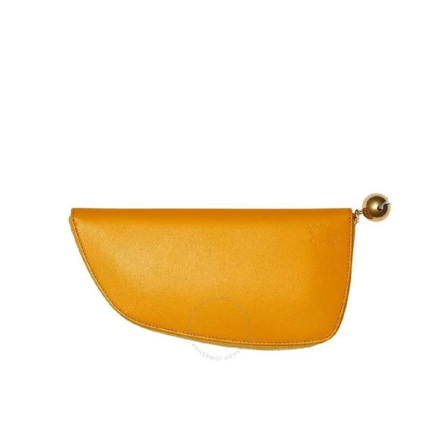 Burberry Burberry Mimosa Orange Leather Large Shield Wallet 1