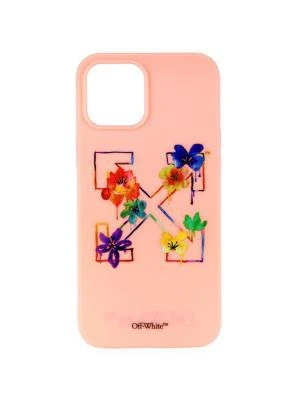 Off-White Floral Arrow iPhone 12 Pro Max Phone Case