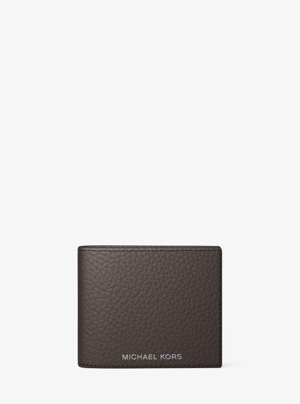 Michael Kors Hudson Pebbled Leather Billfold Wallet