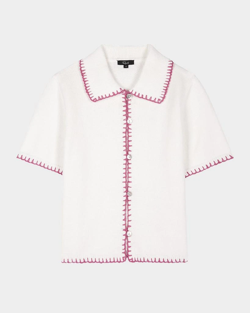 Rails Maliah Contrast-Trim Cardigan 1
