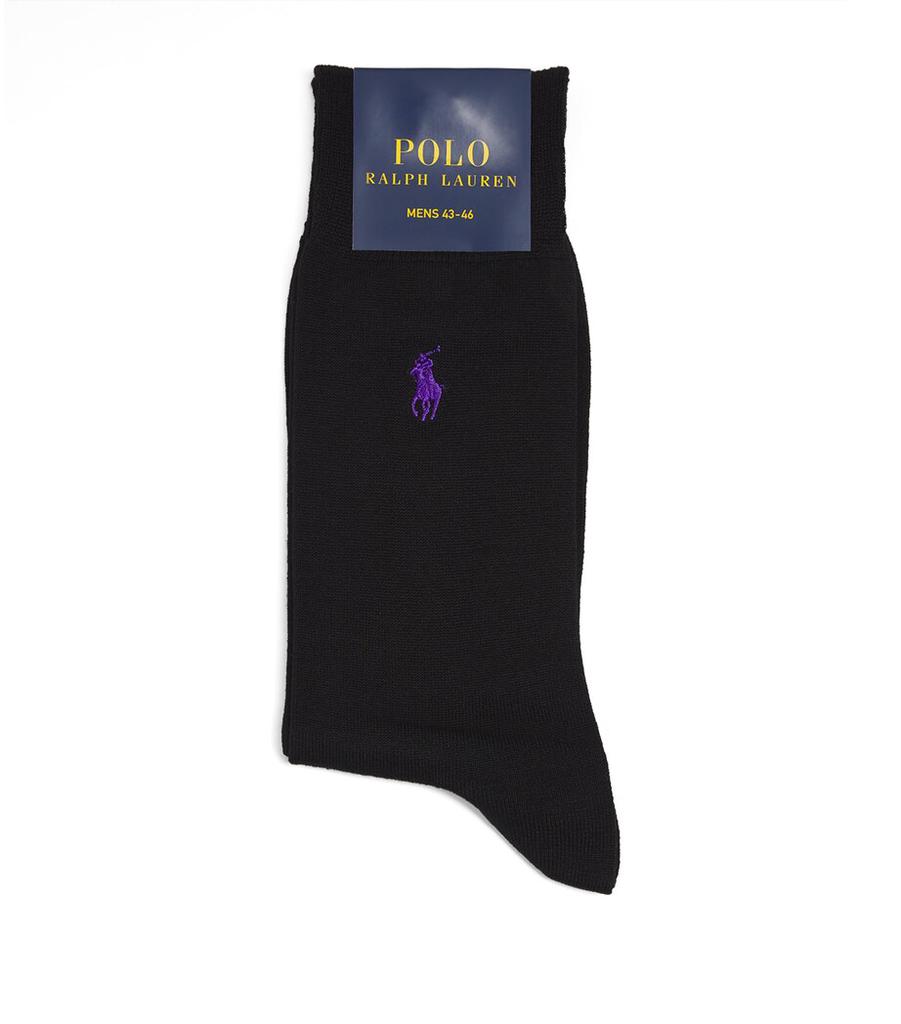 Ralph Lauren Pony Flat-Knit Trouser Socks