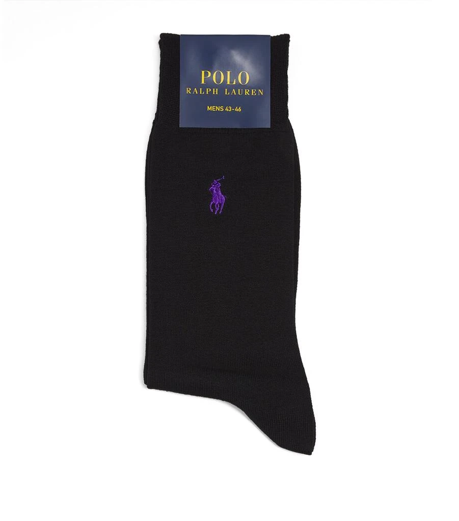 Ralph Lauren Pony Flat-Knit Trouser Socks 1