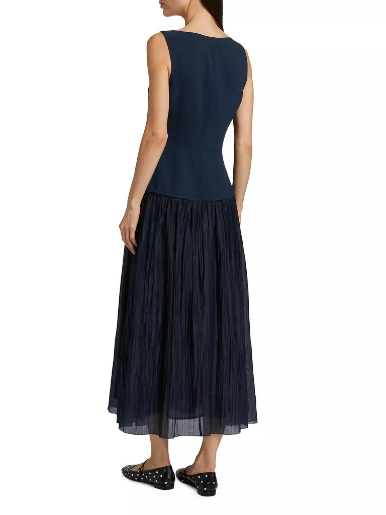 Reformation Cyra Pieced Drop-Waist Dress 5