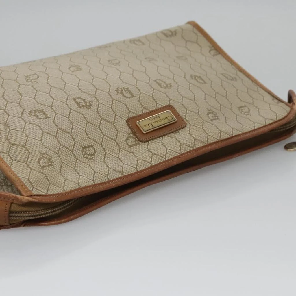 Dior Honeycomb Canvas Clutch Bag (Pre-Owned) 6
