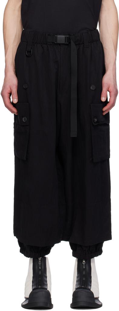 Shop Black M Washed Twill Cargo Pants on Sale at BeyondStyle – Get