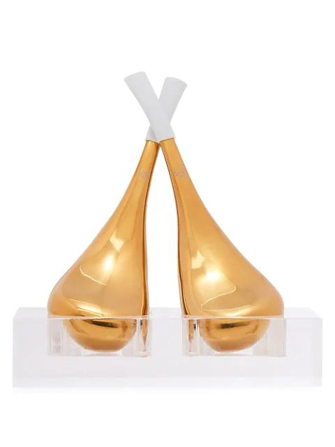 Angela Caglia 2-Piece 18K Goldplated Cryo Wand Facial Set