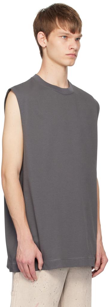 n.hoolywood Gray Crewneck Tank Top