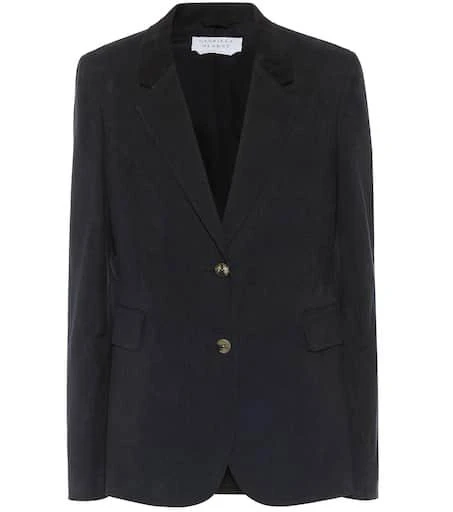 Gabriela Hearst Sophie single-breasted cotton blazer 1