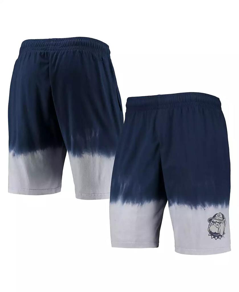 Mitchell & Ness Men's Navy, Gray Georgetown Hoyas Tie-Dye Shorts