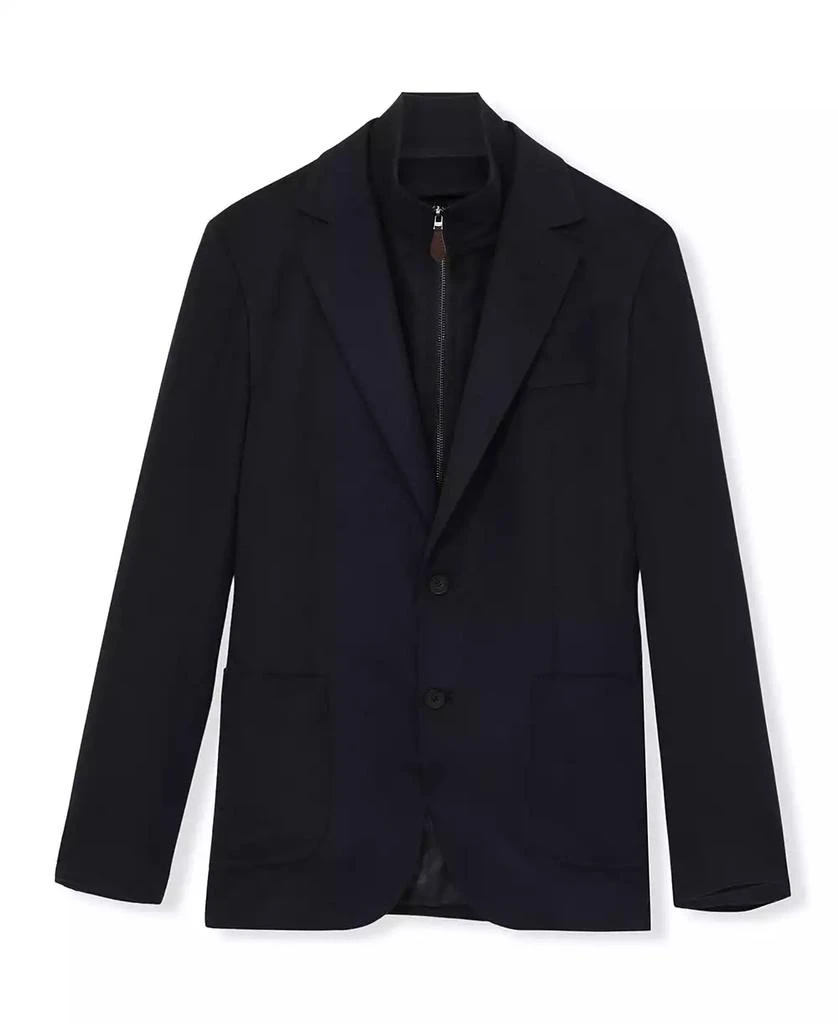 REISS Men
s Tailored-Fit Single-Breasted Blazer With Gilet Insert 5