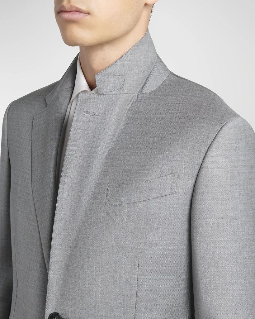 Zegna Men's Plaid Wool Suit 10