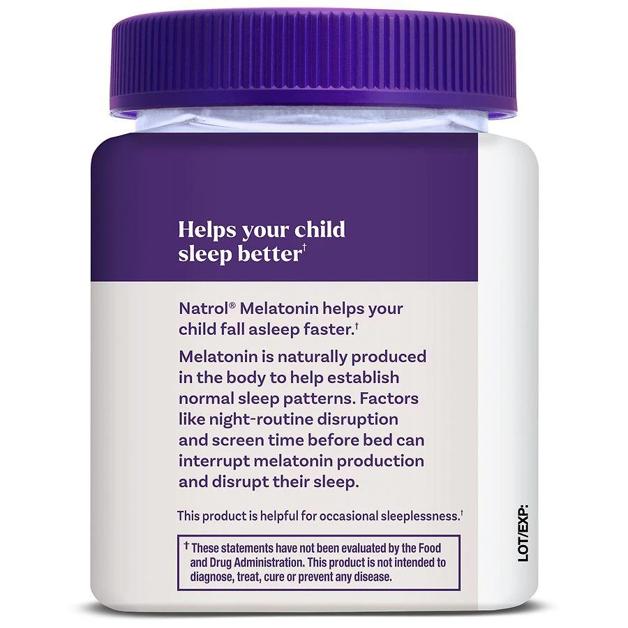 Natrol 1mg Melatonin Gummies Raspberry 2