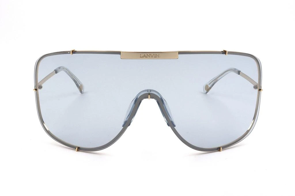 LANVIN Blue Silver Acetate Metal Sunglasses LANVIN Blue Silver Acetate Metal Sunglasses | eBay main image 4