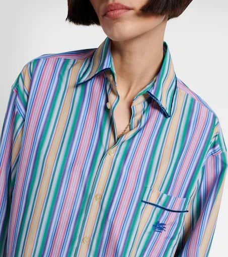 ETRO Striped cotton shirt 5
