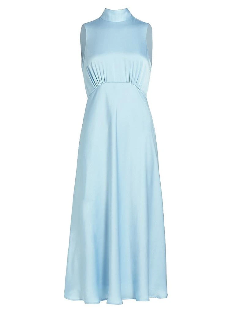 favorite daughter blue dress THE FAVORITE LINEN DRESS main image 0