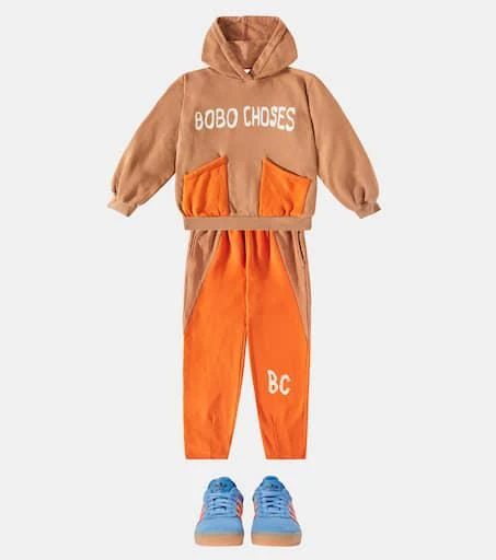 BOBO CHOSES Shadow logo cotton jersey hoodie 2