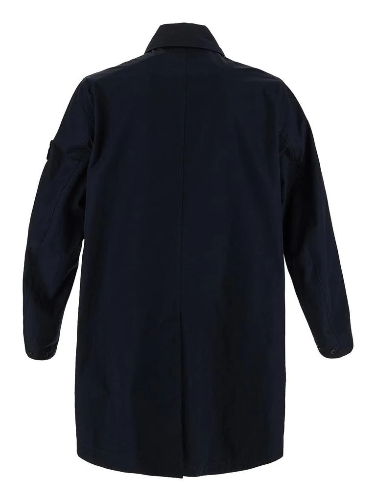 Stone Island Blue waterprof trench coat 2