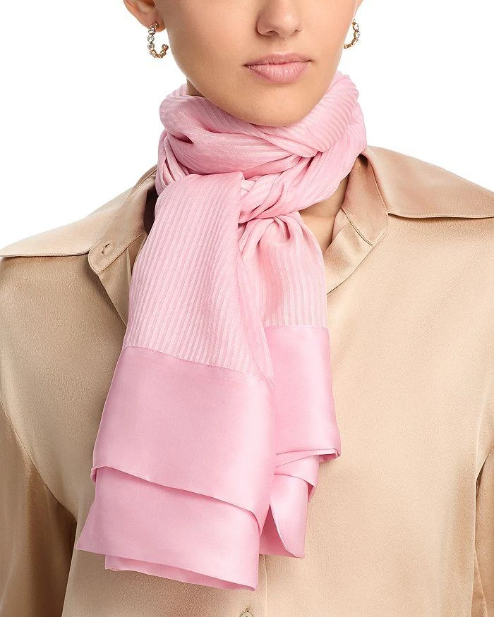 Echo Design Satin Stripe Metallic Silk Wrap from Bloomingdale
s