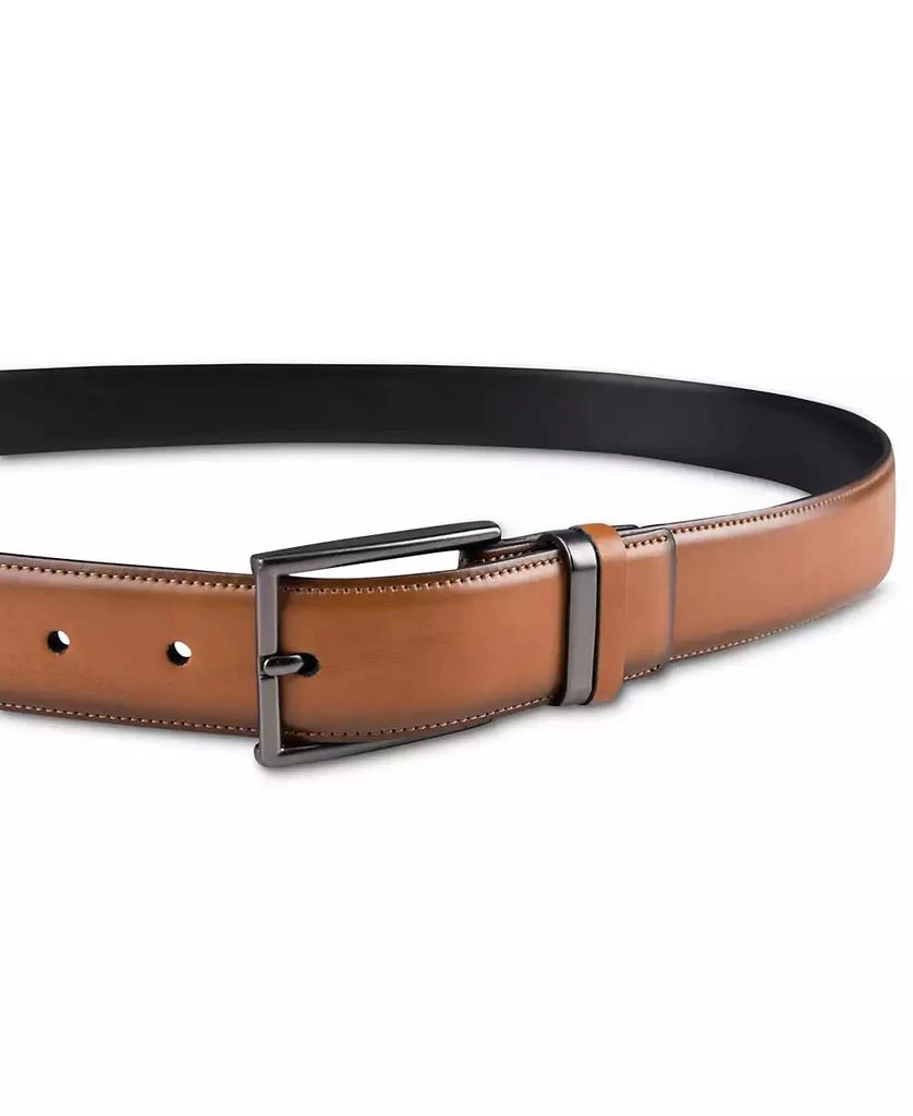 Alfani Men's Burnished Edge and Metal Loop Dress Belt, Created for Macy's 4