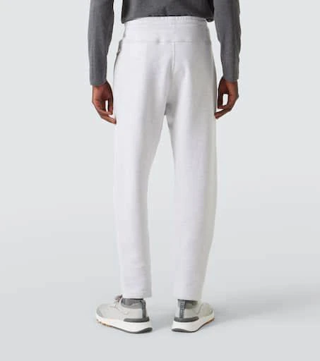 Brunello Cucinelli Cotton-blend jersey sweatpants 4