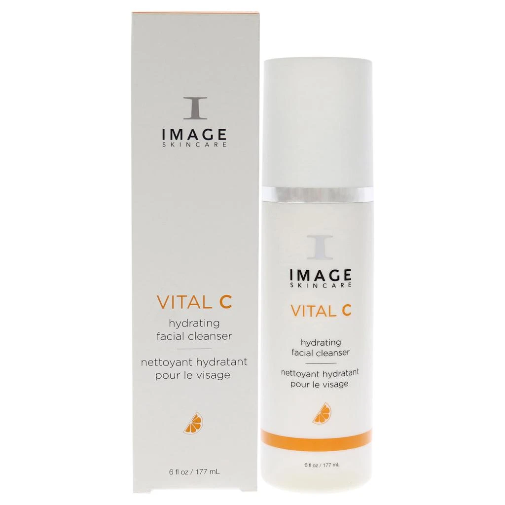 IMAGE Vital C Hydrating Facial Cleanser and Vital C Hydrating Repair Creme Kit by  for Unisex - 2 Pc Kit 6oz Cleanser, 0.5oz Gel 2