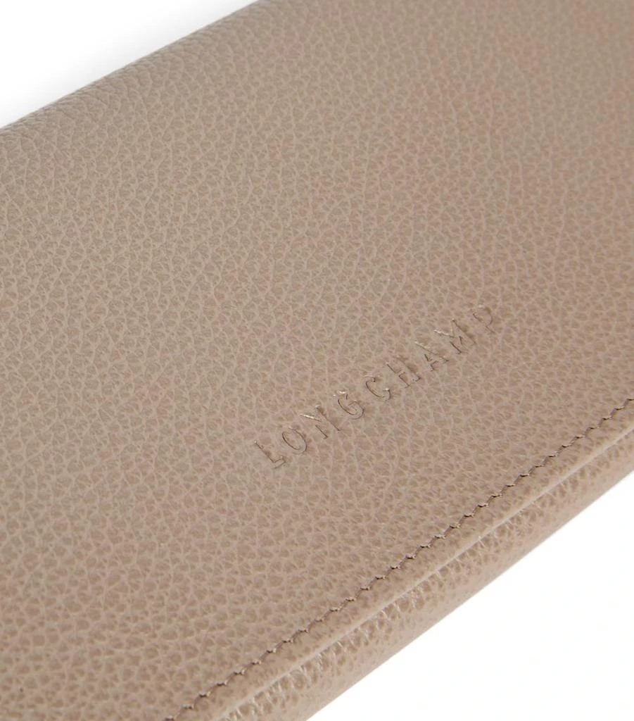 Longchamp Leather Le Foulonné Continental Wallet 4