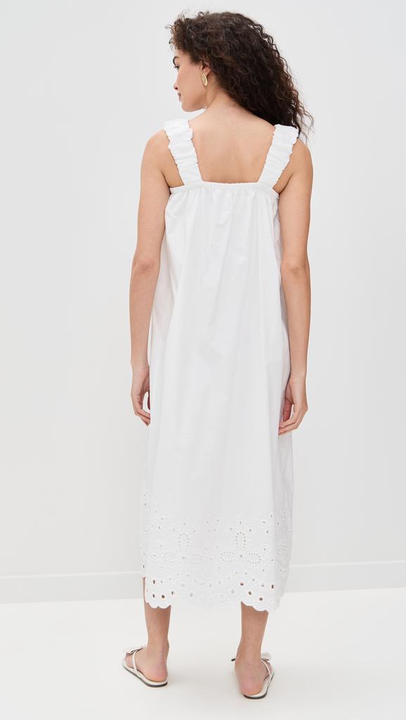Pixie Market Cotton Eyelet Midi Dress