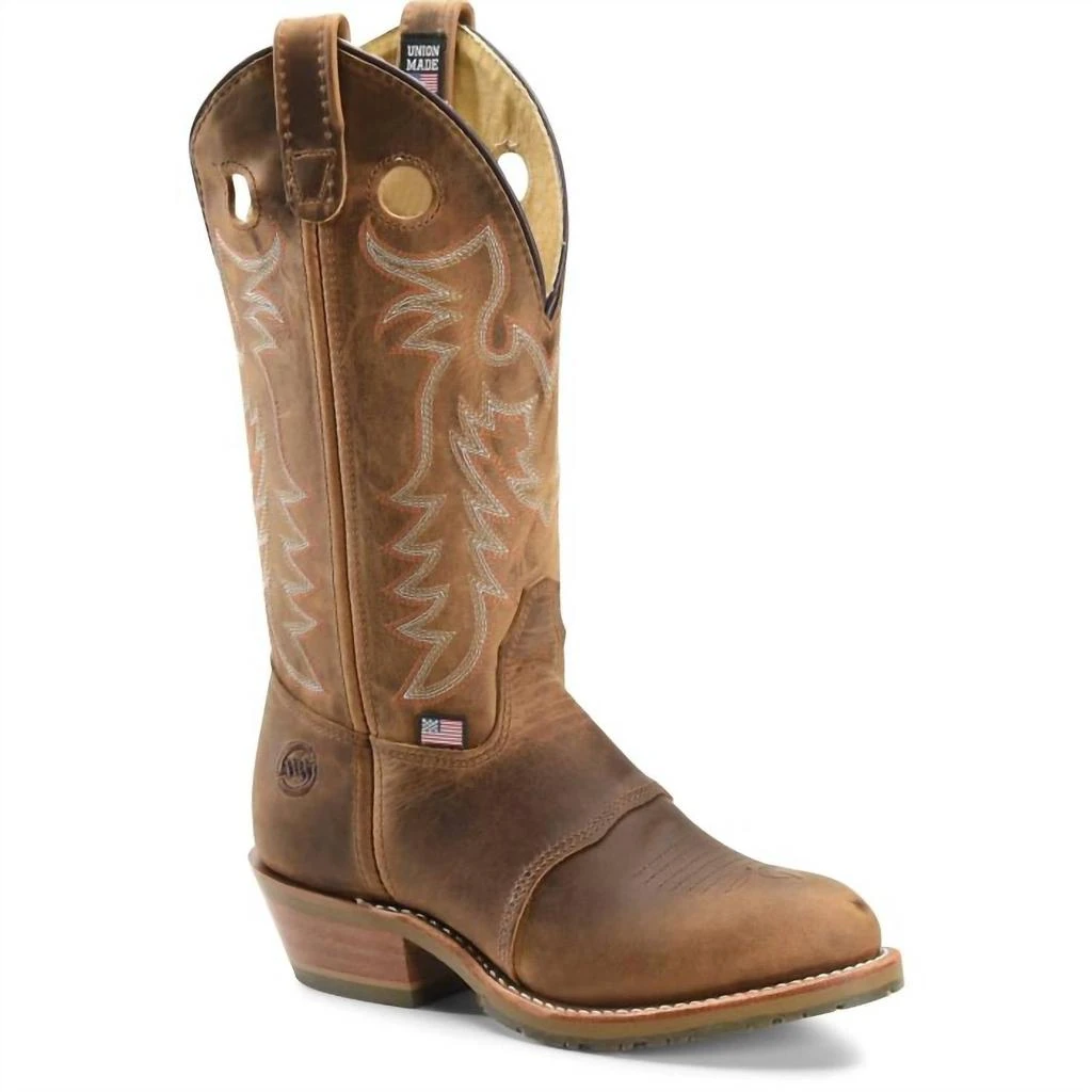 Double-H Boots Women's Daniela Buckaroo Boots In Brown 1