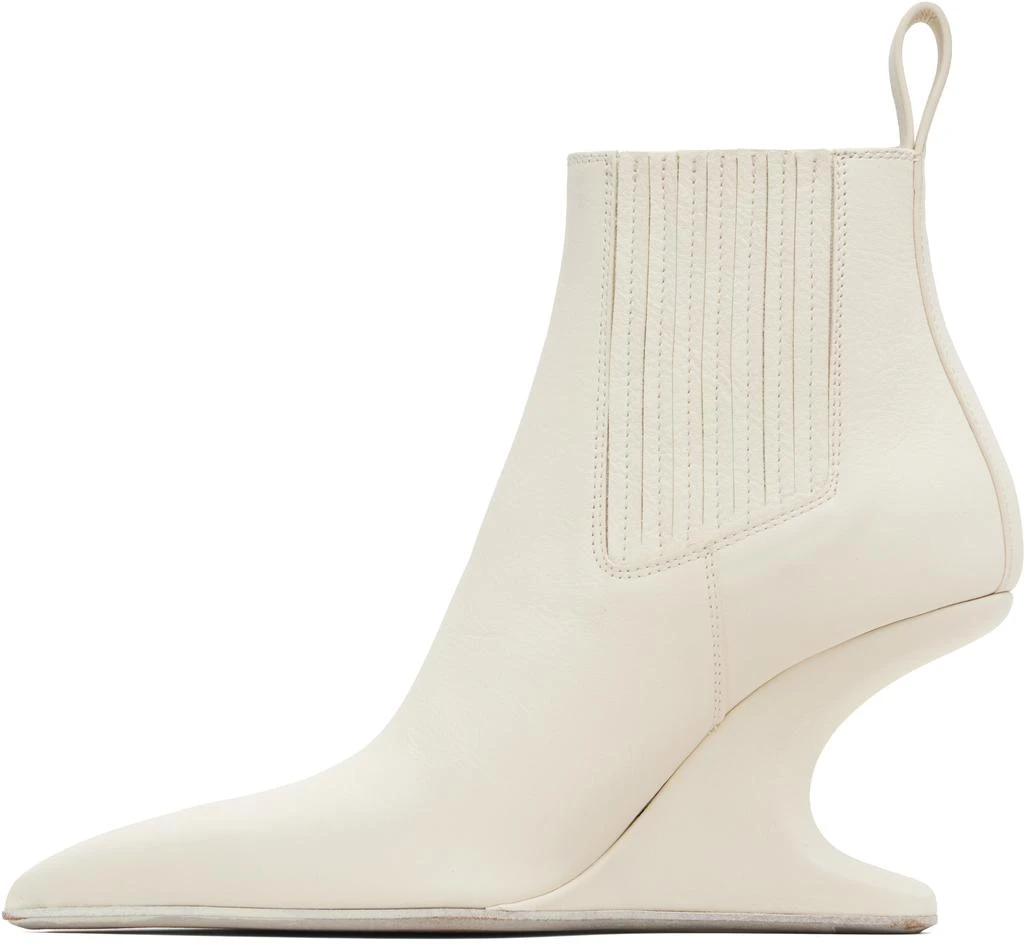 Rick Owens Off-White Concordians Runway Ankle Sharp Boots 3