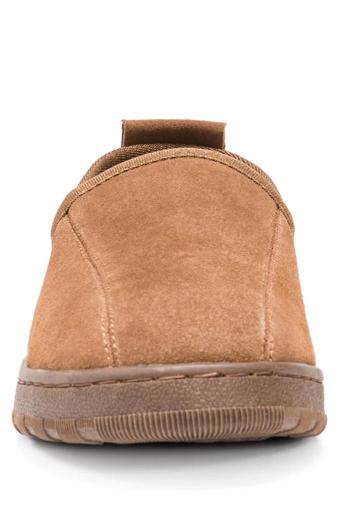 MUK LUKS Eric Printed Faux Fur Lined Loafer Slipper 7