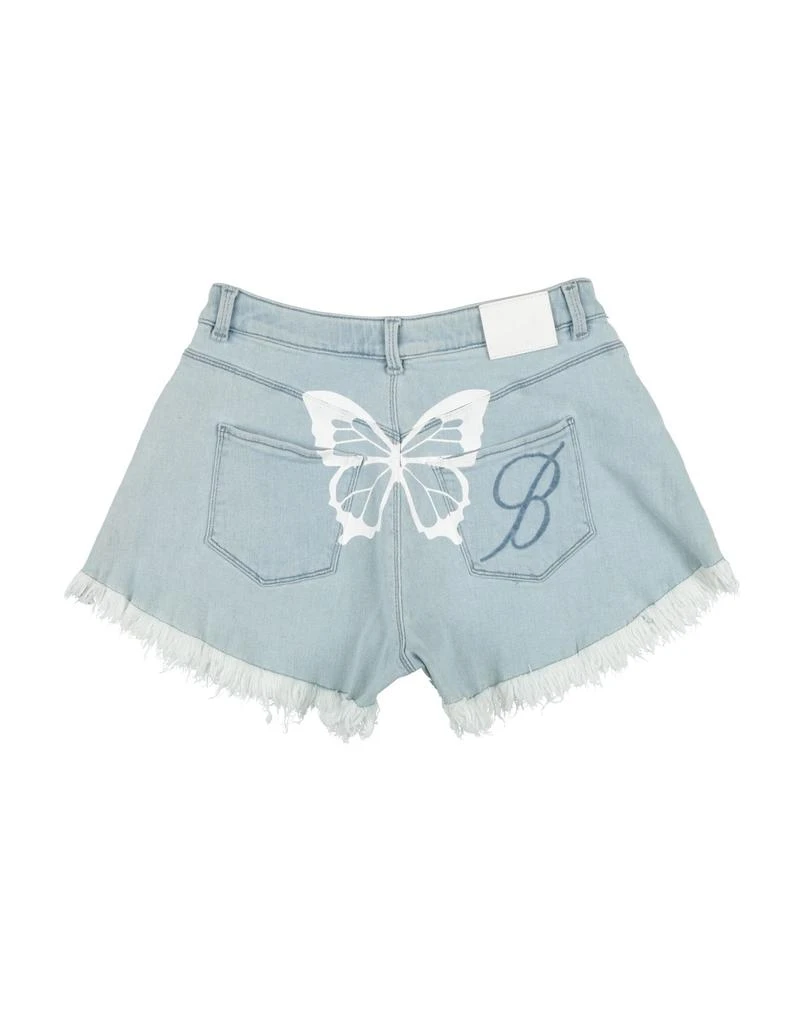 MISS BLUMARINE Denim shorts 2