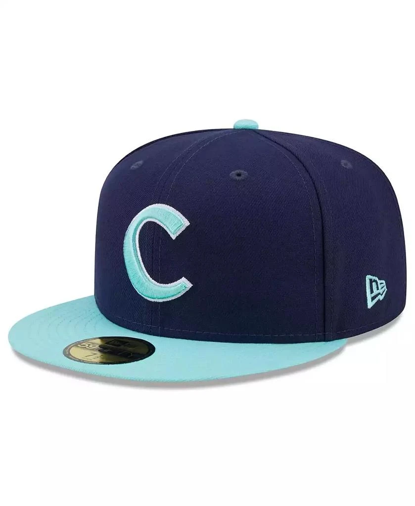 New Era Men's Navy, Light Blue Clemson Tigers 59FIFTY Fitted Hat 3