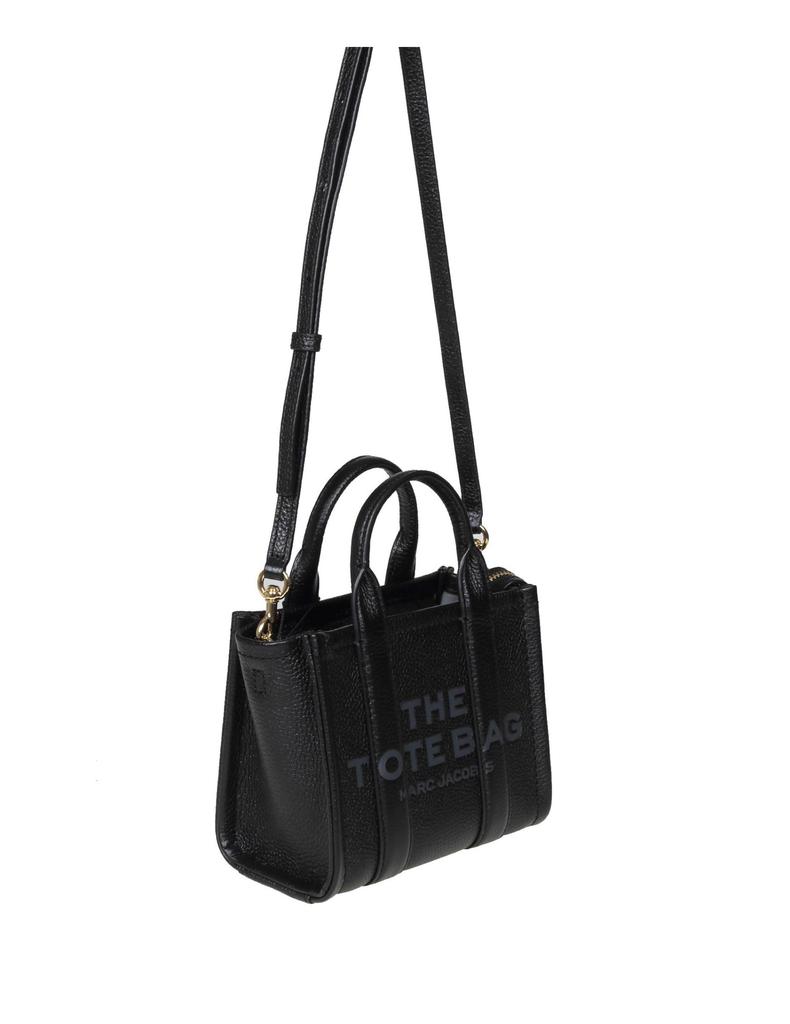 Marc Jacobs The Mini Tote In Black Leather - Tote Bags