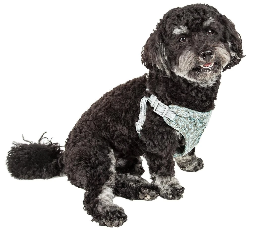 Pet Life Pet Life   'Fidomite' Mesh Reversed  and Adjustable Fashion Dog Harness W/ Designer Bowtie 2