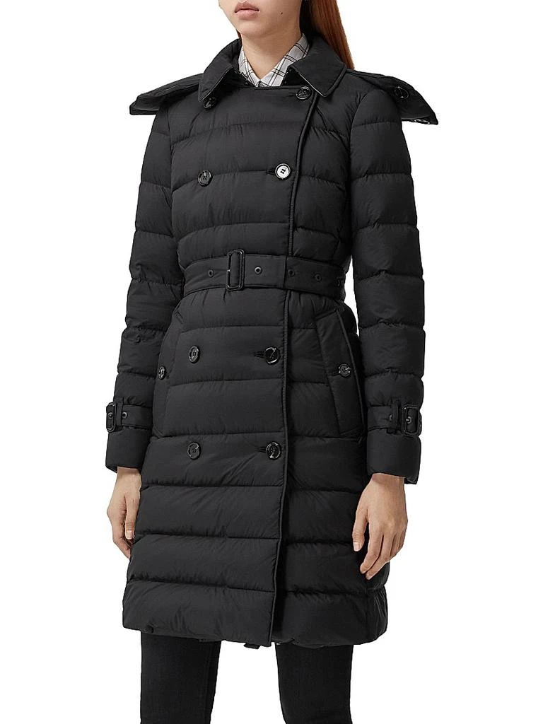 Burberry Ashwick Long Logo Puffer Coat 4